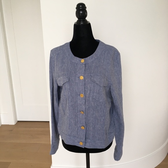 Ellen Tracy Jackets & Blazers - Ellen Tracy Linen Jacket